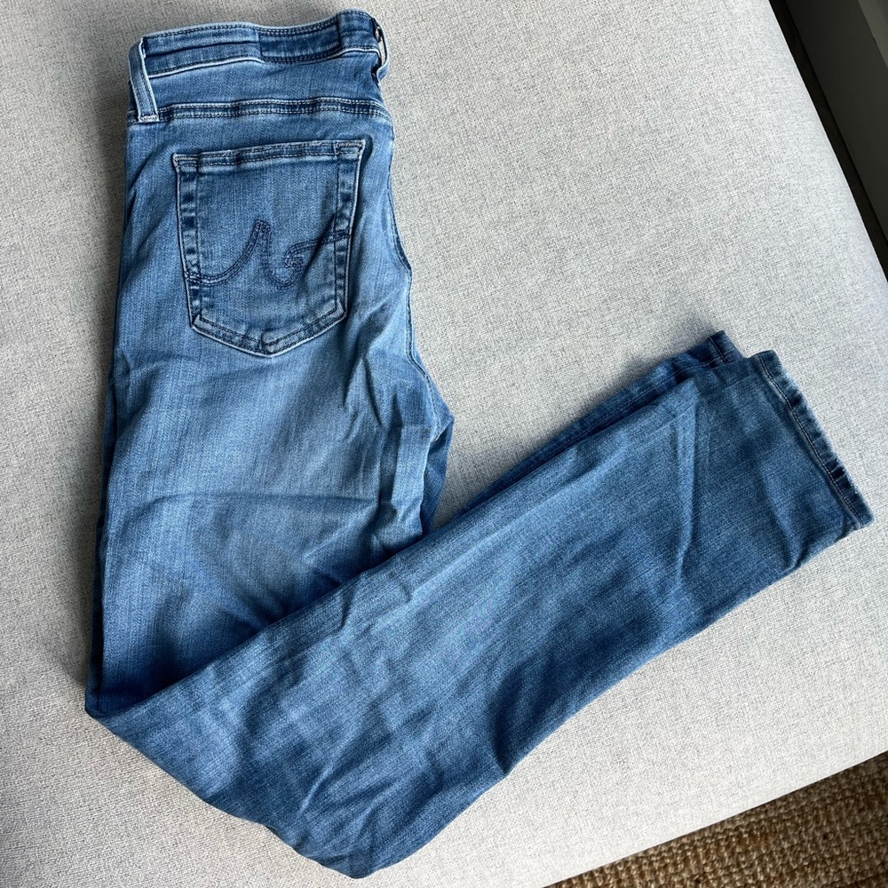 AG-ED CIGARETTE LEG CROPPED DENIM